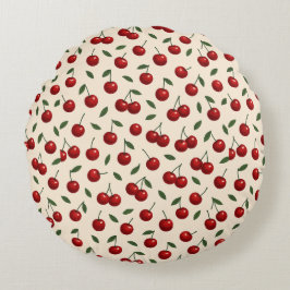 🍒✨Sweet Cherry Minimal Collectio Rundes Kissen