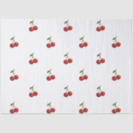 🍒 Sweet Cherry Minimal Elegant Tissue Paper Seidenpapier