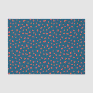 Sweet Cherry Muster in dunkelblau Seidenpapier