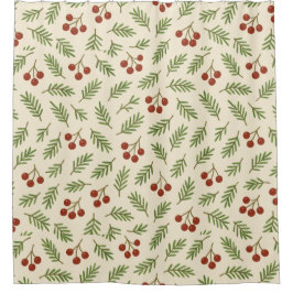 🍒 Sweet Cherry Natural Harmony Collection Duschvorhang