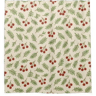 🍒 Sweet Cherry Natural Harmony Collection Duschvorhang