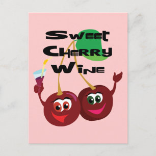 Sweet Cherry Wine Postkarte