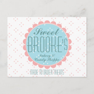 Sweet Chic Logo Postkarte
