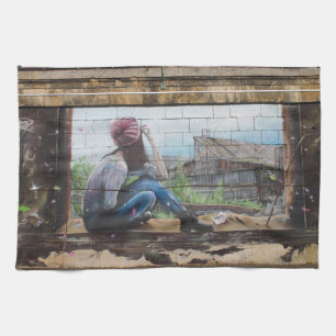 Sweet Childhood Erinnerungen Graffiti Handtuch