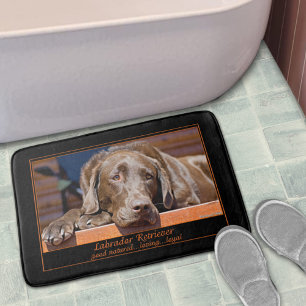 Sweet Chocolate Labrador Retriever Fotografie Badematte