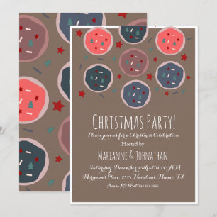 Sweet Christmas Cookies tauschen Sprinklen aus Einladung