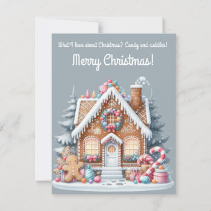 Sweet Christmas Greeting Card Einladung