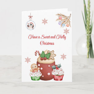 Sweet Christmas Leckereien Karte