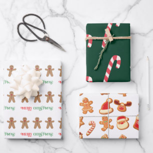 Sweet Christmas Leckereien Wrapping Paper Sheet Se Geschenkpapier Set