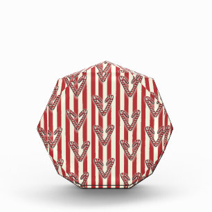 Sweet Christmas, Red White Stripes Fotoblock
