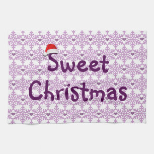 Sweet Christmas Snowflake Muster Handtuch
