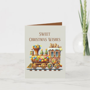 Sweet Christmas Wünsche Fingerbrettzug Feiertagskarte