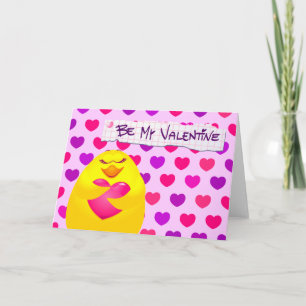 Sweet Cick in Liebe mit Nachricht, Grußkarte Feiertagskarte