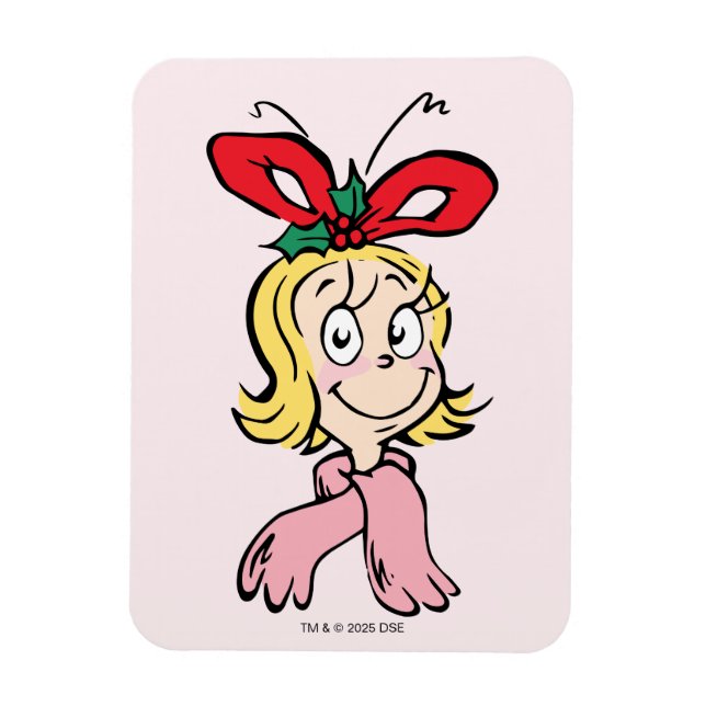 Sweet Cindy Lou Who Portrait Magnet (Vertikal)
