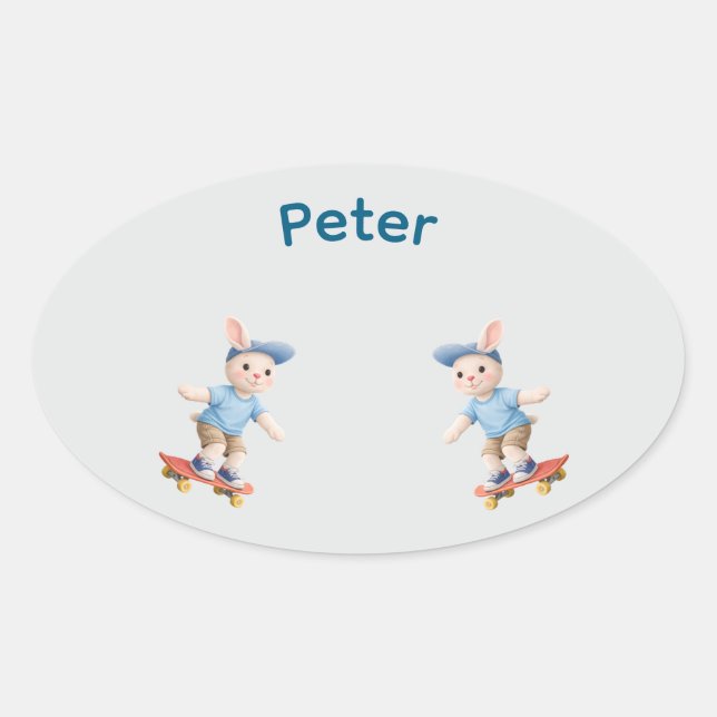 Sweet Collection Ovaler Aufkleber (Vorderseite)