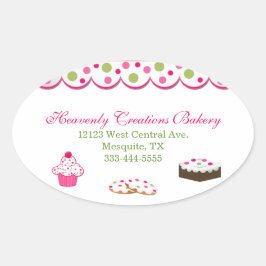 Sweet Colorful Bakery Stickers