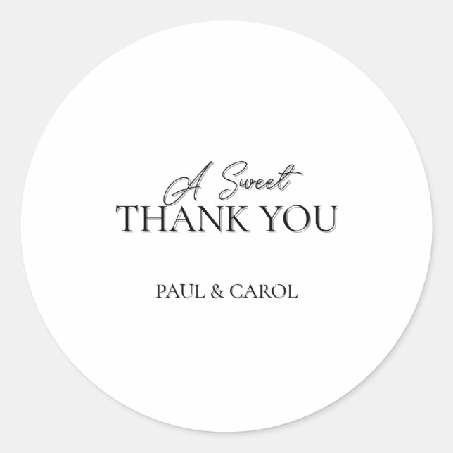 Sweet Cookie Marketing Geschenksticker - KundenApp Runder Aufkleber (Vorderseite)