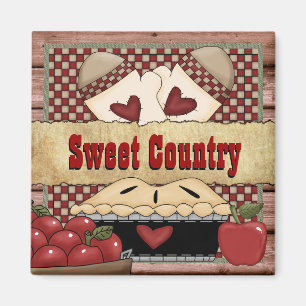 Sweet Country Apple Pie Mag Magnet