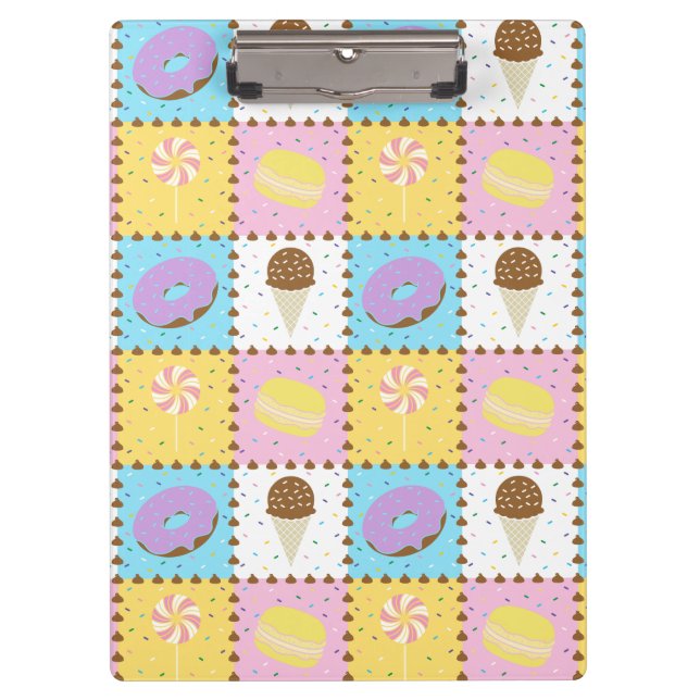 Sweet Cravings Clipboard Klemmbrett (Vorderseite)