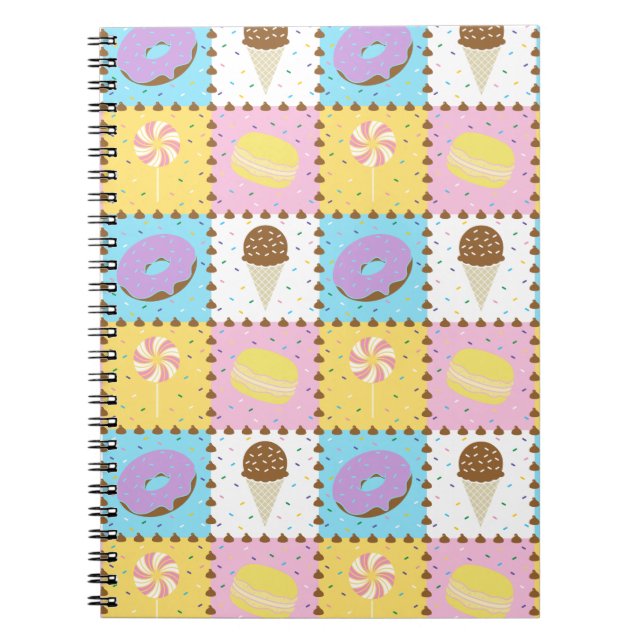 Sweet Cravings Notebook Notizblock (Vorderseite)