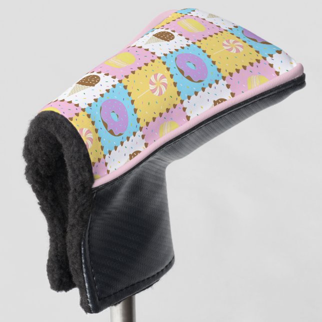Sweet Cravings Putter Cover Golf Headcover (3/4 Vorderseite)