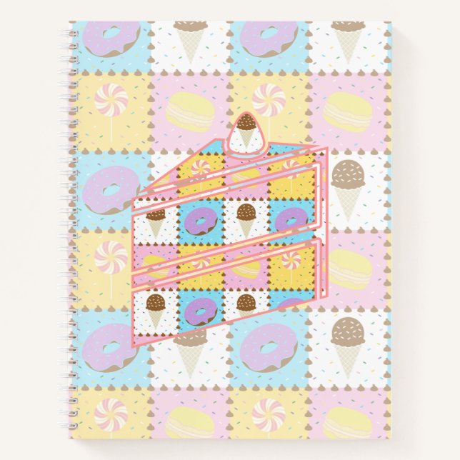 Sweet Cravings Spiral Notebook Notizbuch (Vorderseite)