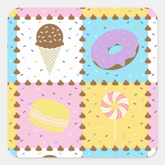 Sweet Cravings Sticker (Vorderseite)