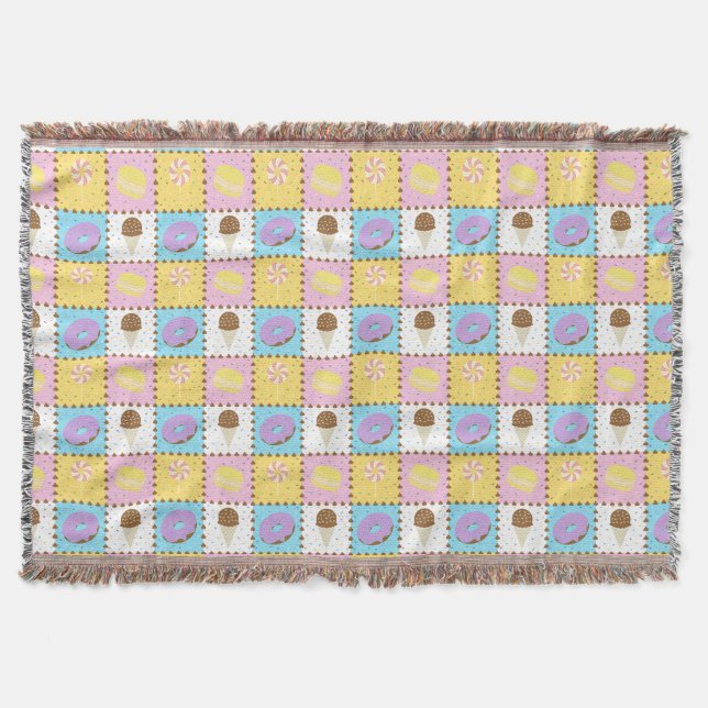 Sweet Cravings Throw Blanket Decke (Vorderseite)