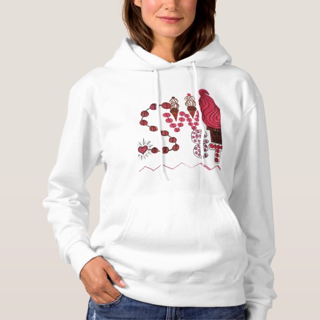 Sweet cream  hoodie (Vorderseite)