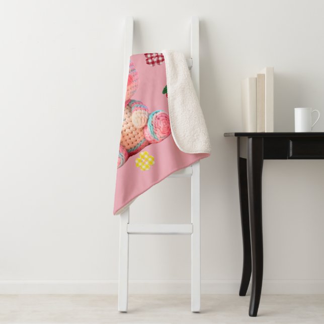 Sweet Crochet Bunny Sherpadecke (Beispiel)