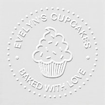 Sweet Cupcake Custom Logo Siegel Embosser