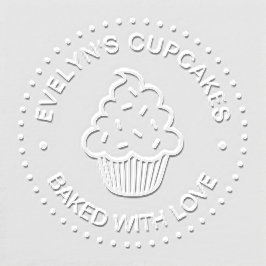 Sweet Cupcake Custom Logo Siegel Embosser