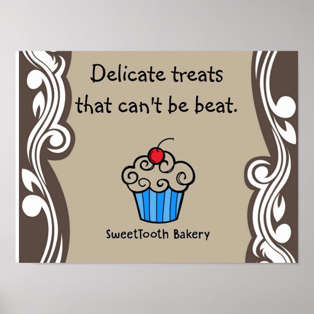Sweet Cupcake Poster (Vorne)