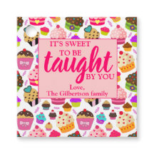 Sweet Cupcake Teacher Wertschätzung