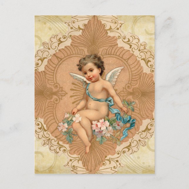 Sweet Cupid Valentine Postkarte (Vorderseite)