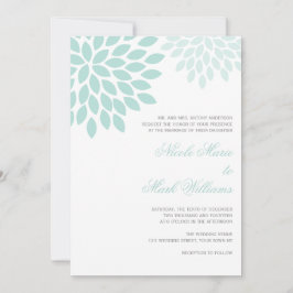 Sweet Dahlias Wedding Einladung