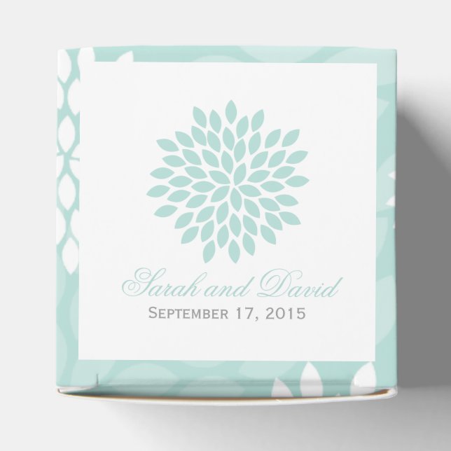 Sweet Dahlias Wedding Geschenkschachtel (Oben)