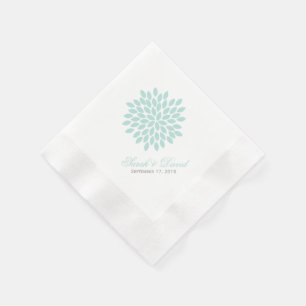 Sweet Dahlias Wedding Serviette