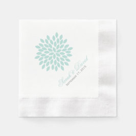 Sweet Dahlias Wedding Serviette