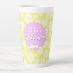 Sweet Daisy Baby Pastell Grün Gelb Rosa Milchtasse