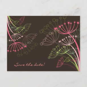 Sweet Dandelions Rettete-the-Date-Postkarte Ankündigungspostkarte