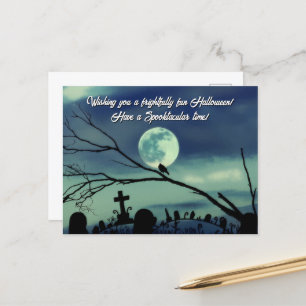 Sweet Darkness Gothic Full Moon Postkarte