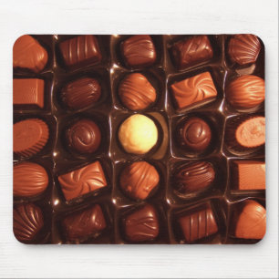 Sweet Delights Chocolate Muster Mouse Pad Mousepad