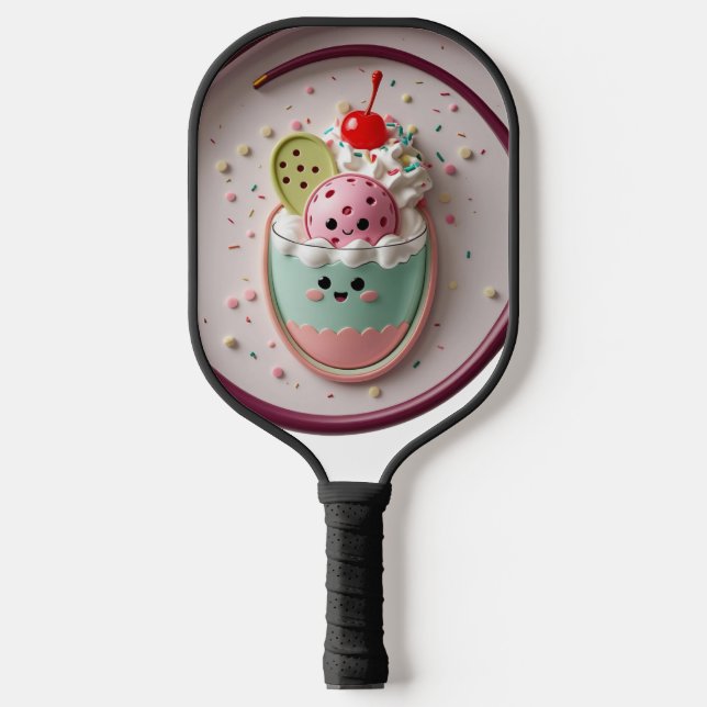 Sweet Dessert Pickleball - Niedliches Eiscreme Son Pickleball Schläger (Vorderseite)