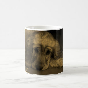 Sweet Dog - Golden Retriever in Sepia Tones Kaffeetasse