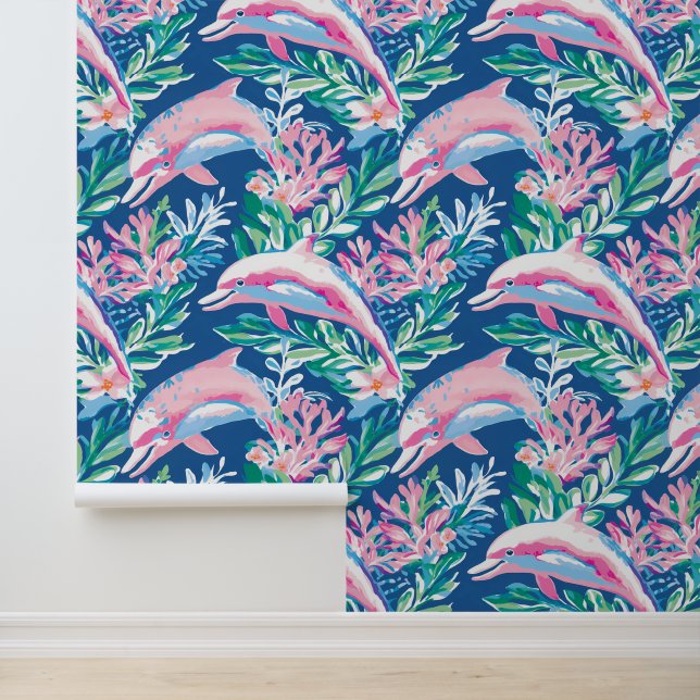 Sweet Dolphin Reef Tapete (Anwendung)