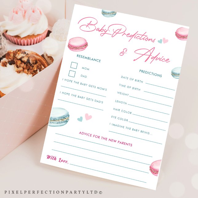 Sweet Donut Baby Predictions & Advice Card Einladung (Von Creator hochgeladen)