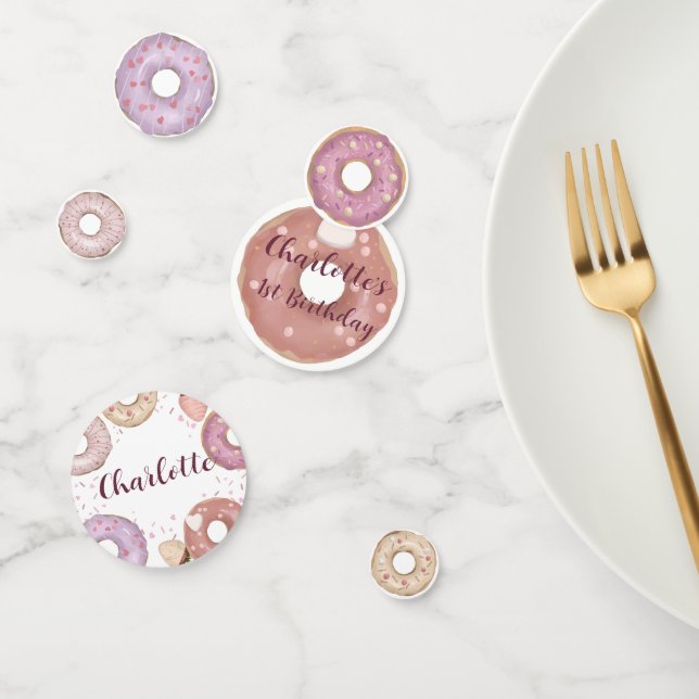 Sweet Donut Birthday Table Confetti Konfetti (Gruppe)
