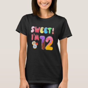 Sweet Donut ist mein 12. Geburtstag 12 Jahre alt T-Shirt
