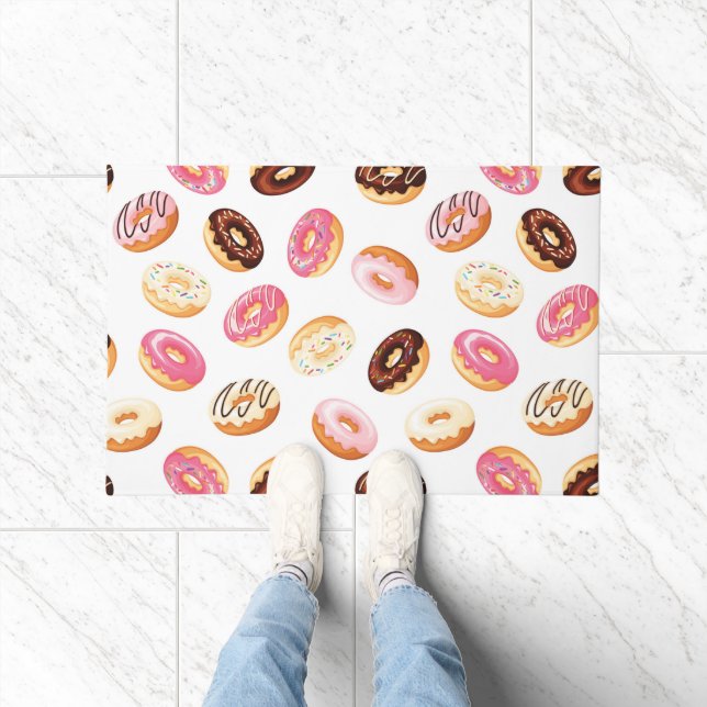 Sweet Donut Pattern Fußmatte (Indoor)